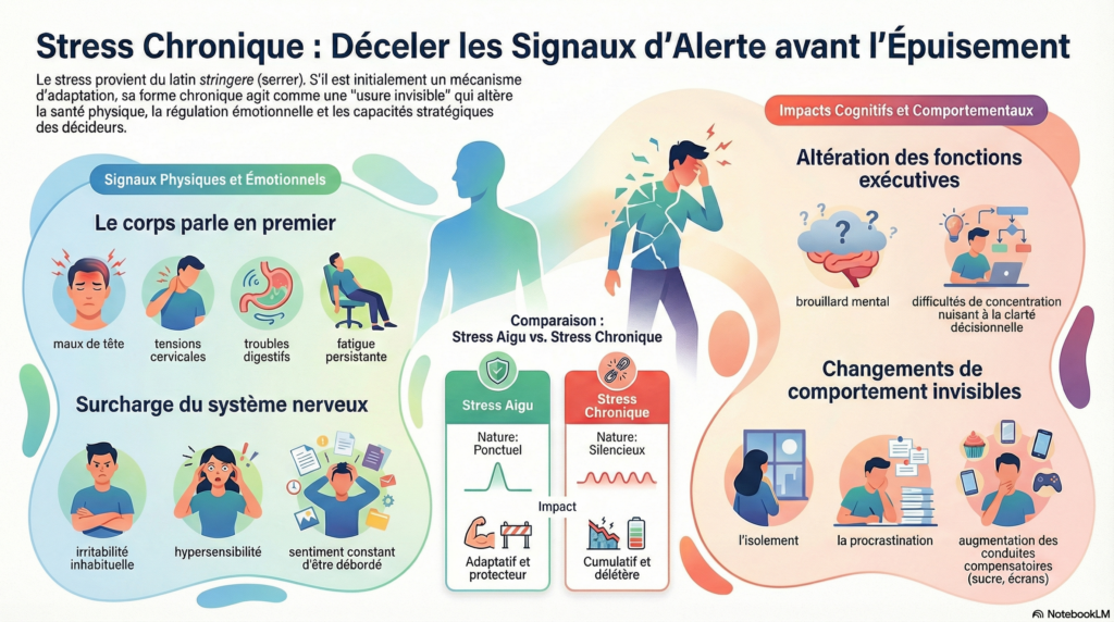 Stress chronique au travail : symptômes et solutions