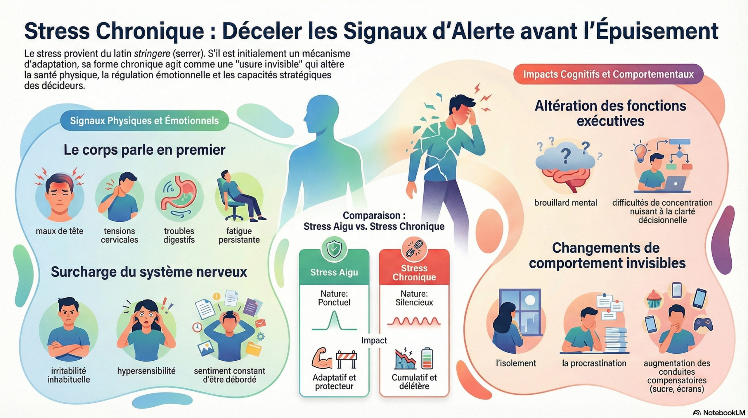 Stress chronique au travail : symptômes et solutions