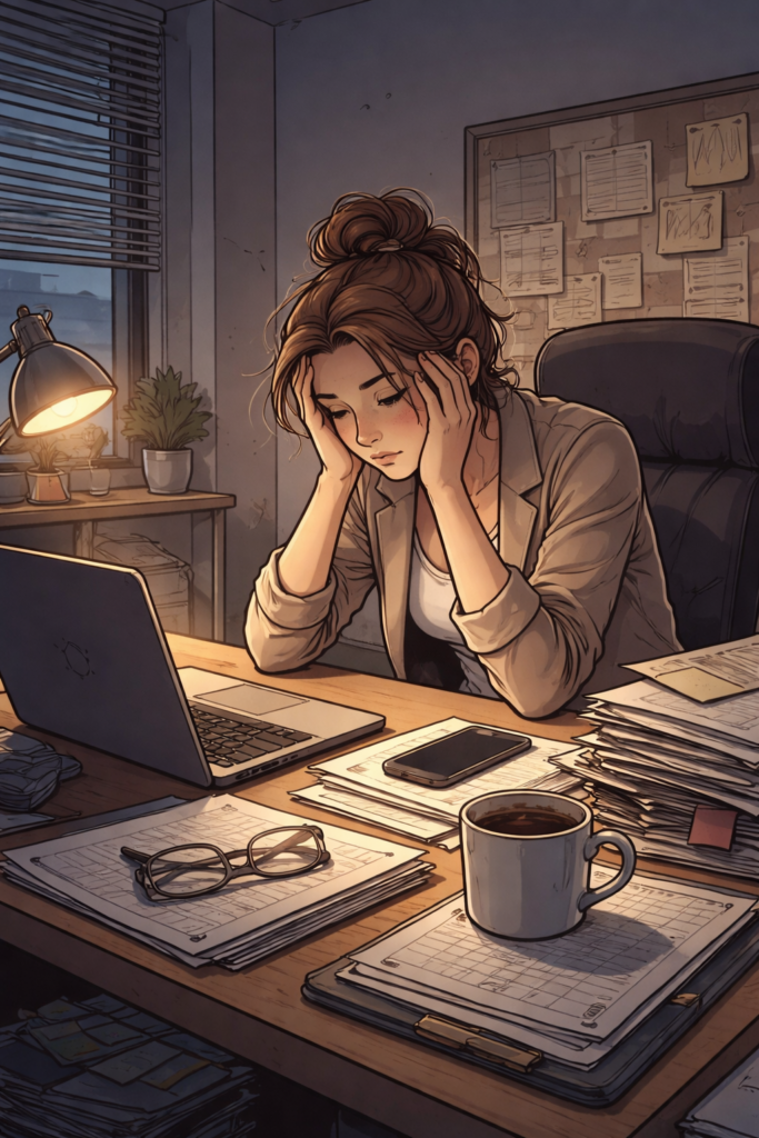 Fatigue persistante, irritabilité, perte de sens au travail — l'épuisement professionnel s'installe silencieusement. Découvrez une approche intégrative pour retrouver équilibre et détermination durablement.